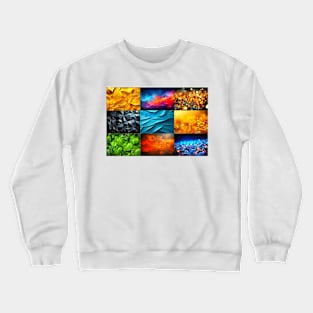 Mosaic luxurious divers backgrounds Crewneck Sweatshirt